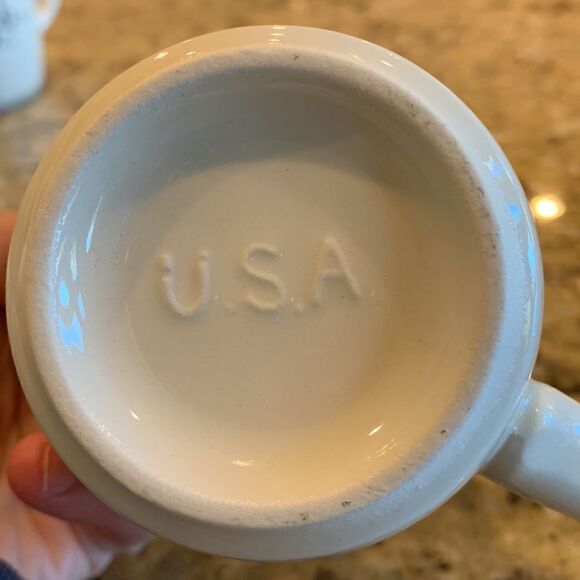 Set of 4‎ Kitschy vintage mugs Grilling BBQ Set Tea Cups ceramic - Picture 5 of 5